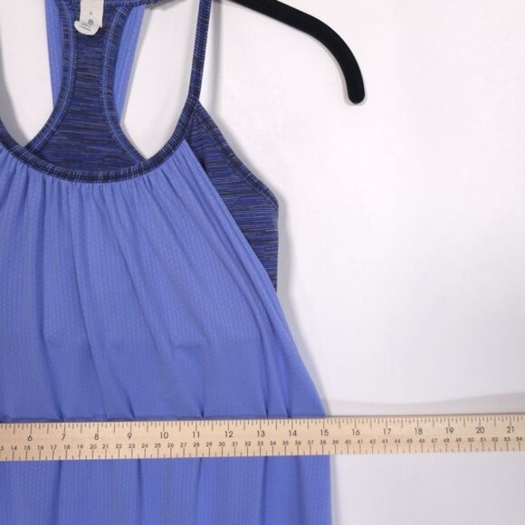 Lululemon Women's 4 No Limits Bra Tank Top Lullaby Wee Are From Space Cadet Blue - Picture 9 of 13
